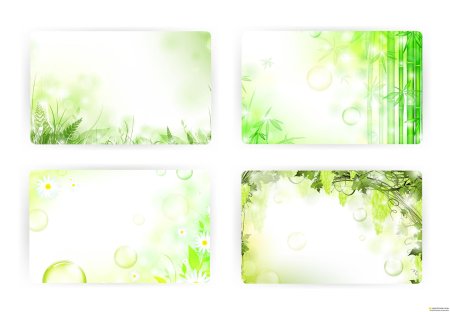 Визитки с природой