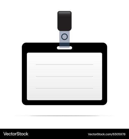 Бейджик пустой