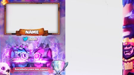 Рамка для стрима Clash Royale