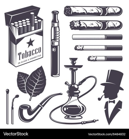 Табак Векторная иллюстрация