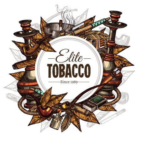 Табак Векторная иллюстрация