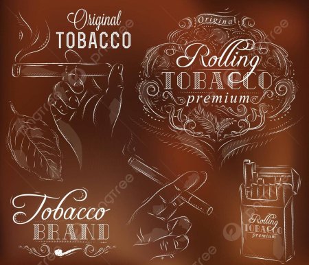 Табак фон вектор