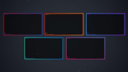 Рамка для веб камеры для OBS 720p