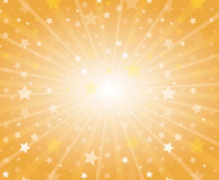 Желтый фон с лучами
