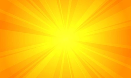 Желтый фон с лучами