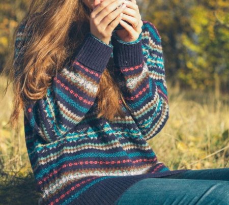 Фотосессия в свитере