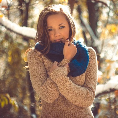 Фотосессия в свитере