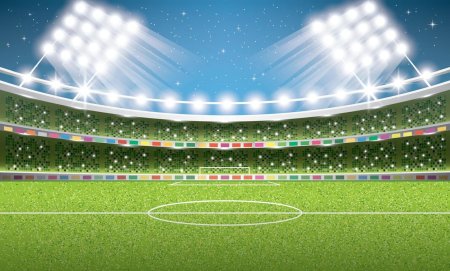 Трибуны стадиона вектор