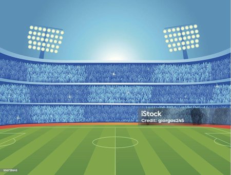 Трибуны стадиона вектор