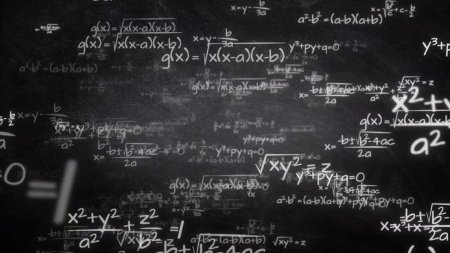 Доска с формулами