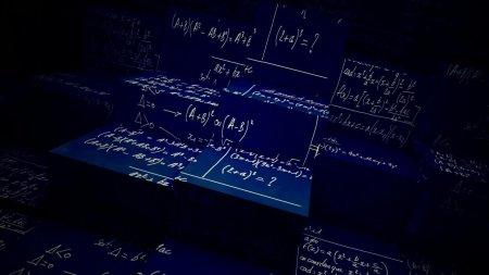 Темный фон математика