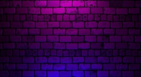 Кирпичная стена неон