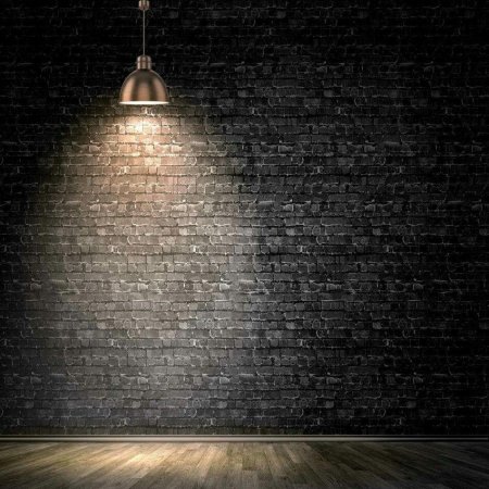 Кирпичная стена с подсветкой