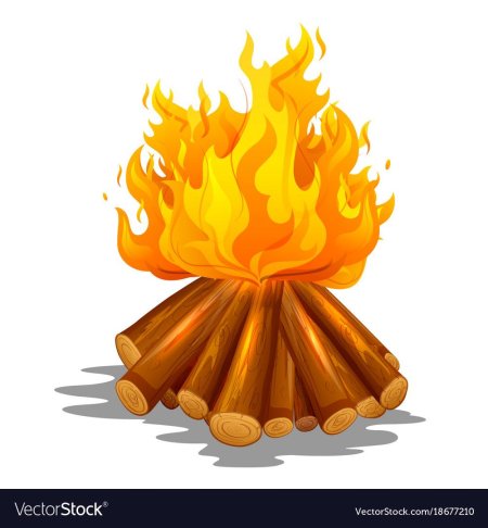 Огонь картинка для детей