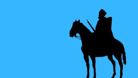 Всадник силуэт