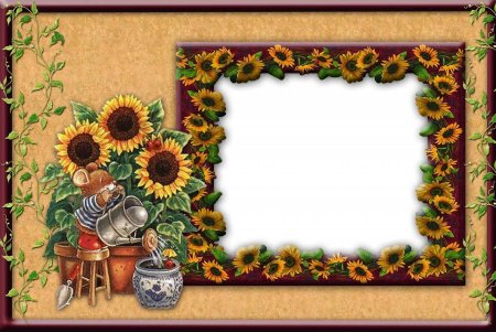 Рамка в народном стиле