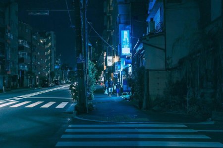 Фон гача лайф улица ночью переулок