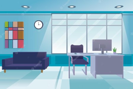 Нарисованный офис