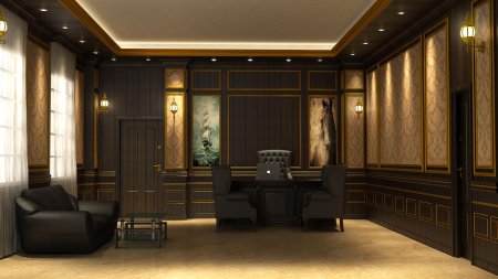 Роскошный интерьер кабинета