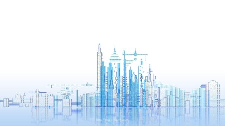 Город абстракция