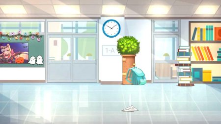 Школьный коридор фон для гача