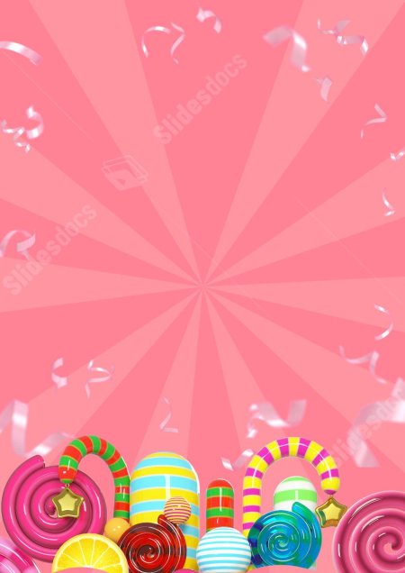 Конфетный фон красный