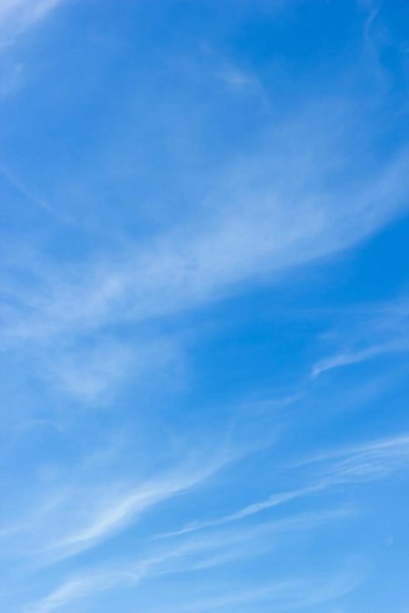 Голубое безоблачное небо