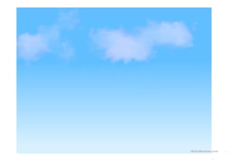 Фон для презентации небо