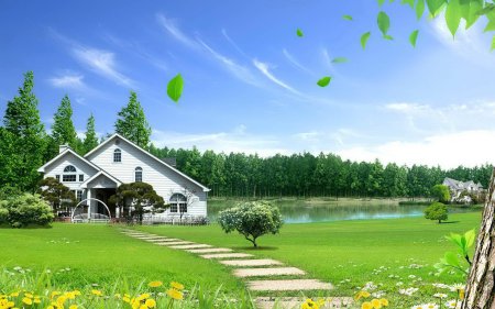 Баннер на доме