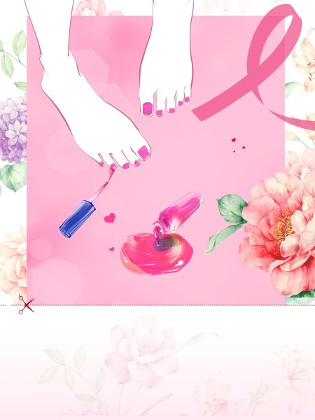 Фон для рекламы маникюра