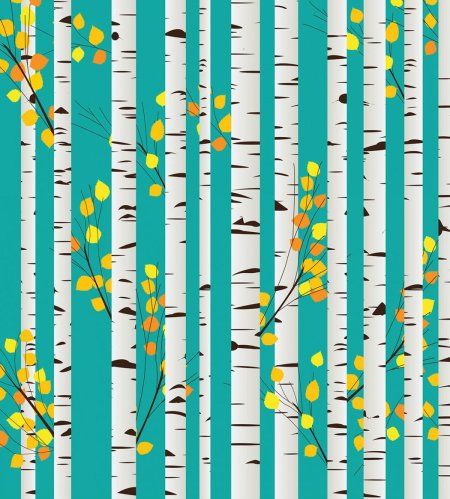 Стилизованные березы