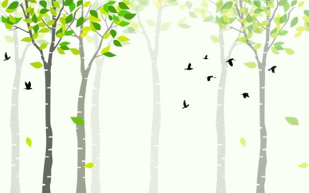 Ствол березы