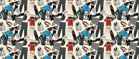 Коллаж одежды