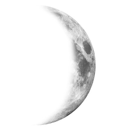Луна без фона