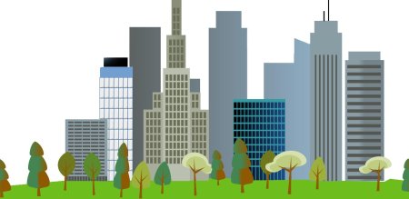 Мультяшный город