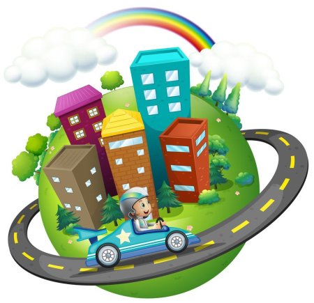 Изображение города для детей