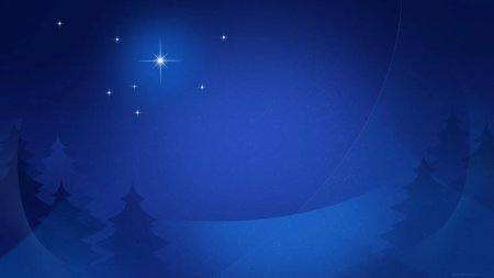 Синий новогодний фон
