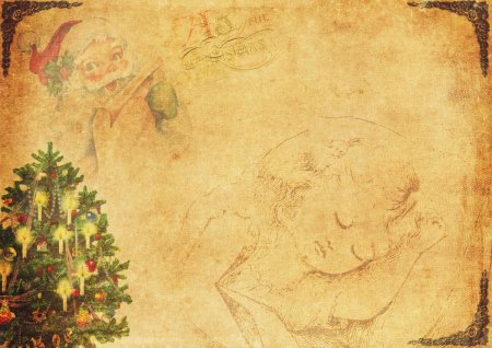 Рождественский фон для презентаций