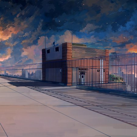 Крыша многоэтажки гача лайф