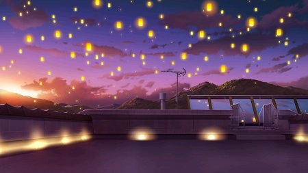 Аниме фон улица ночью для гача лайф