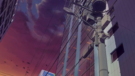 Крыша здания ночью для гача лайф