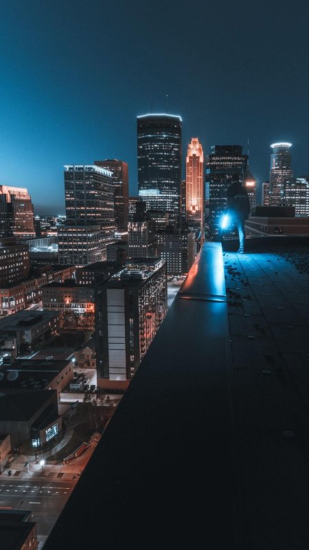 Крыша небоскреба Нью Йорк край