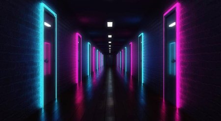 Неоновый коридор