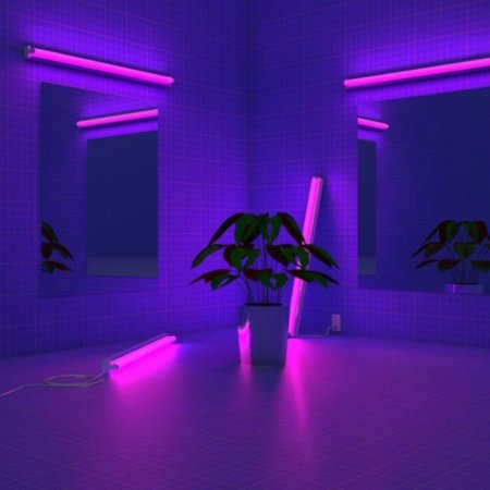 Фиолетовый неон