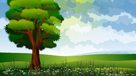 Дерево мультяшное