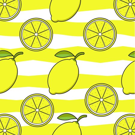 Паттерн лимоны вектор