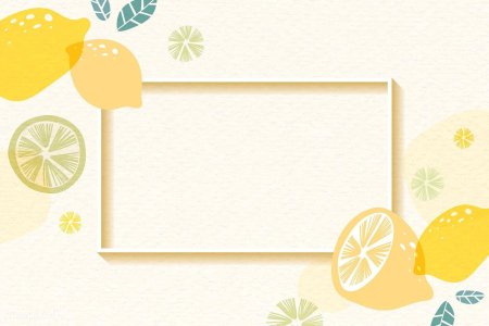 Рамка с лимонами