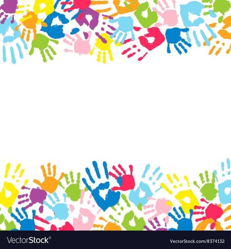 Рамка ладошки