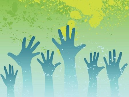 Фон для презентации волонтеры