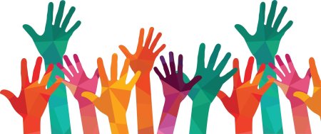 Волонтер на прозрачном фоне